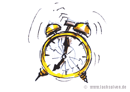 Wecker aufwachen