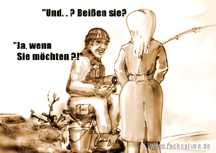 Witzbild: Angeln Fische