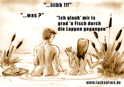 Witzbild: Frau Fische
