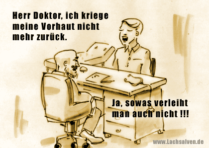 Witzbild: Doktor Vorhaut