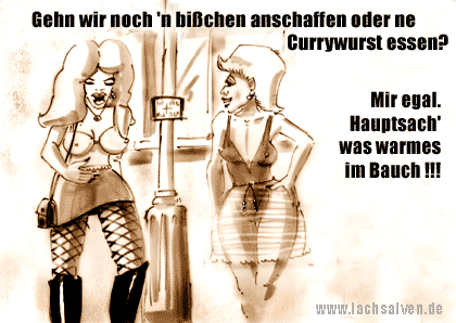 Witzbild: Warmes im Bauch