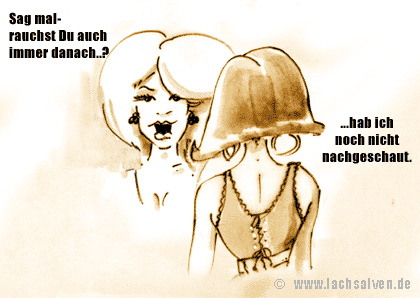 Witzbild: Rauchen Sex
